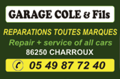 SARL Garage Cole et Fils, Mechanics/Garages/Breakdown Services in Poitou-Charentes